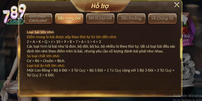 Cần nắm vững về thứ tự bài để làm chủ cuộc chiến Tiến Lên Miền Nam